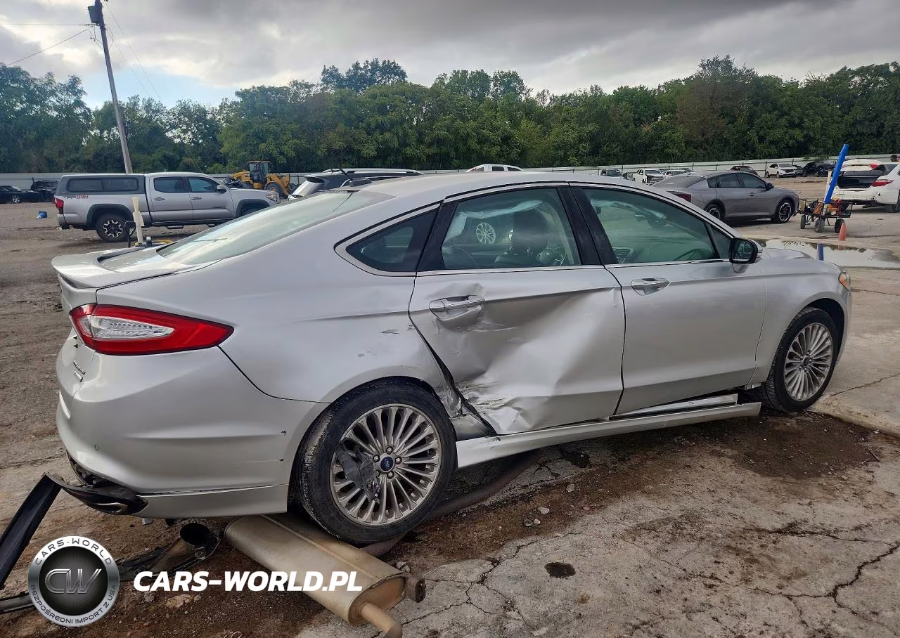 2014 Ford Fusion Titanium VIN:3FA6P0K91ER257683 - 3