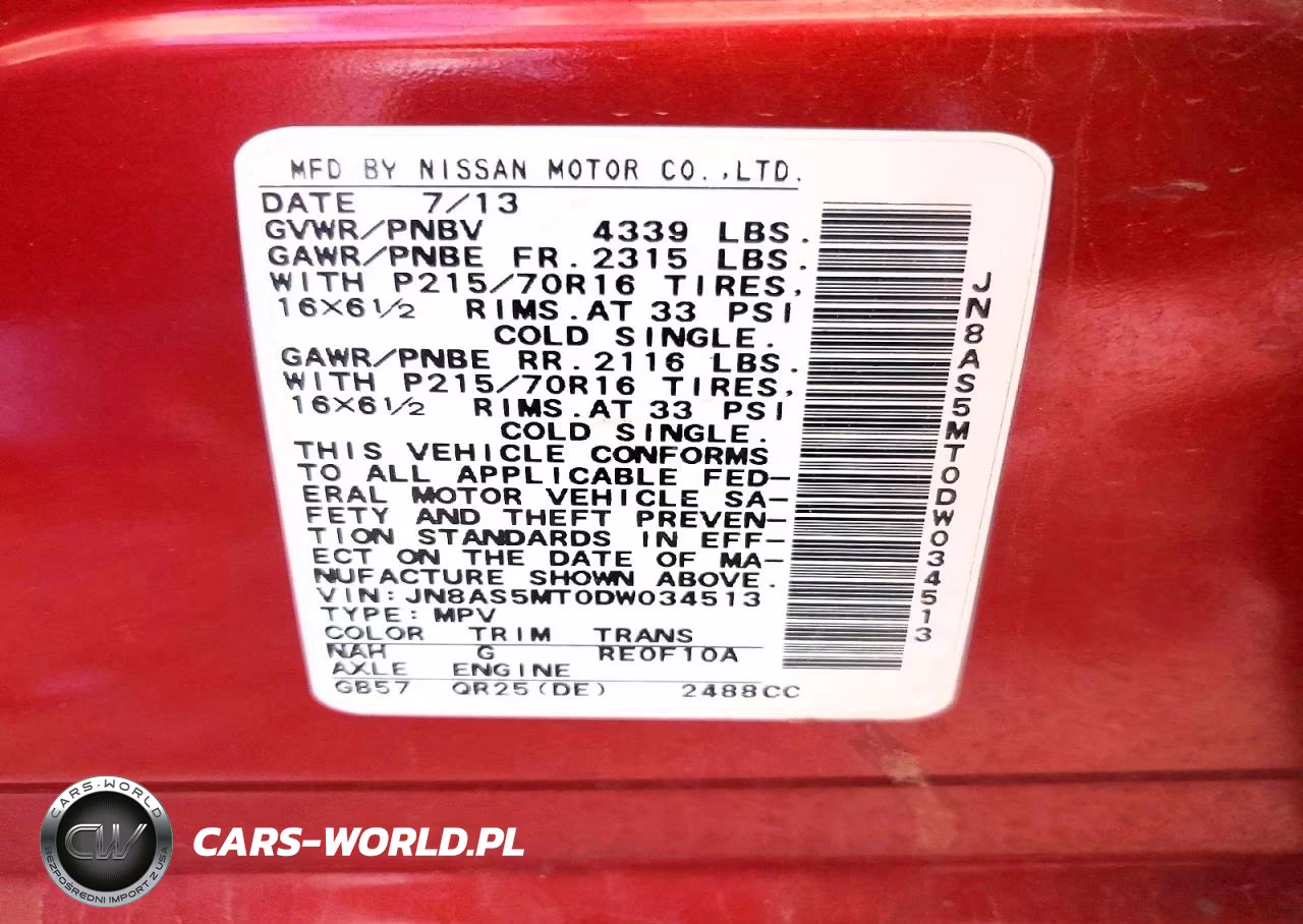 2013 Nissan Rogue S VIN:JN8AS5MT0DW034513 - 13
