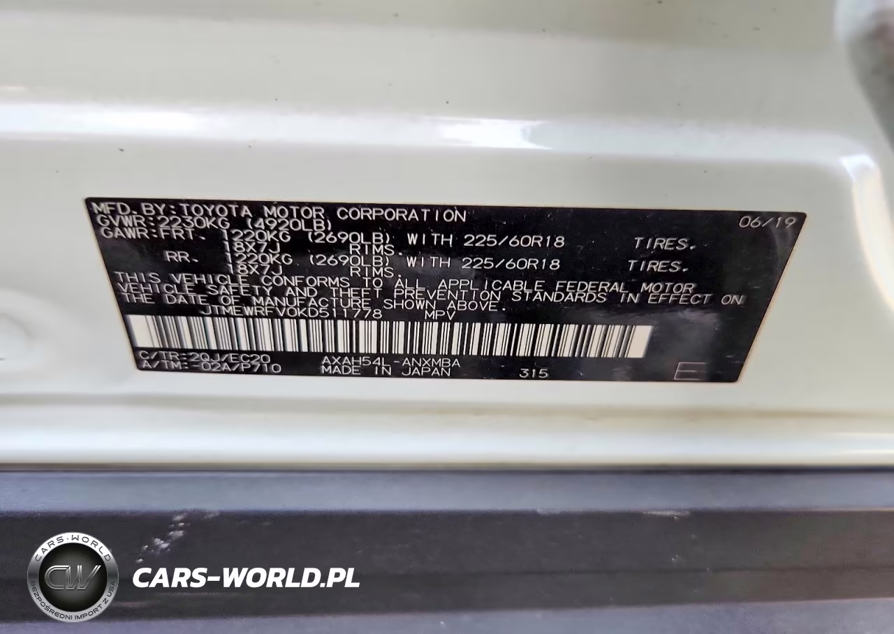 2019 Toyota Rav4 Xse VIN:JTMEWRFV0KD511778 - 13