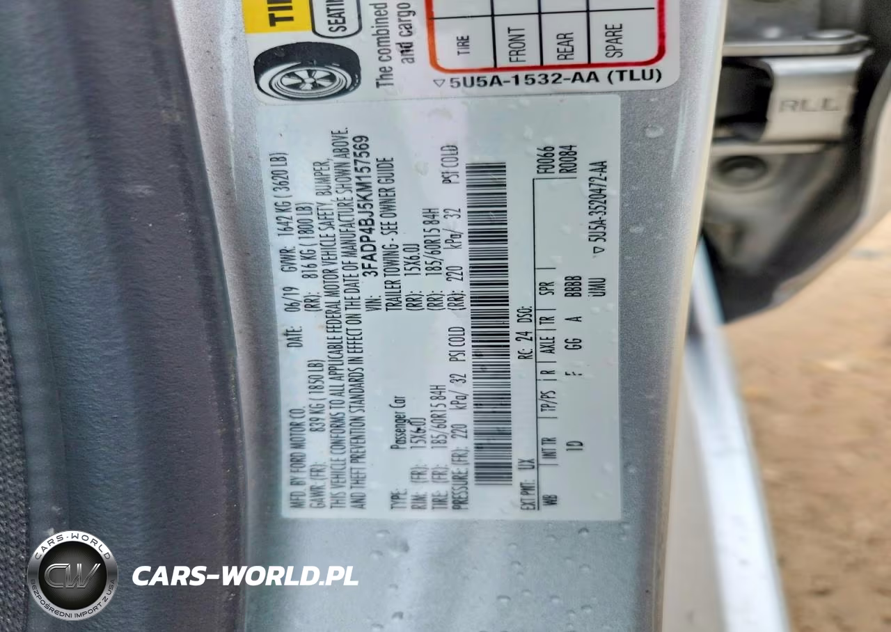 2019 Ford Fiesta Se VIN:3FADP4BJ5KM157569 - 13