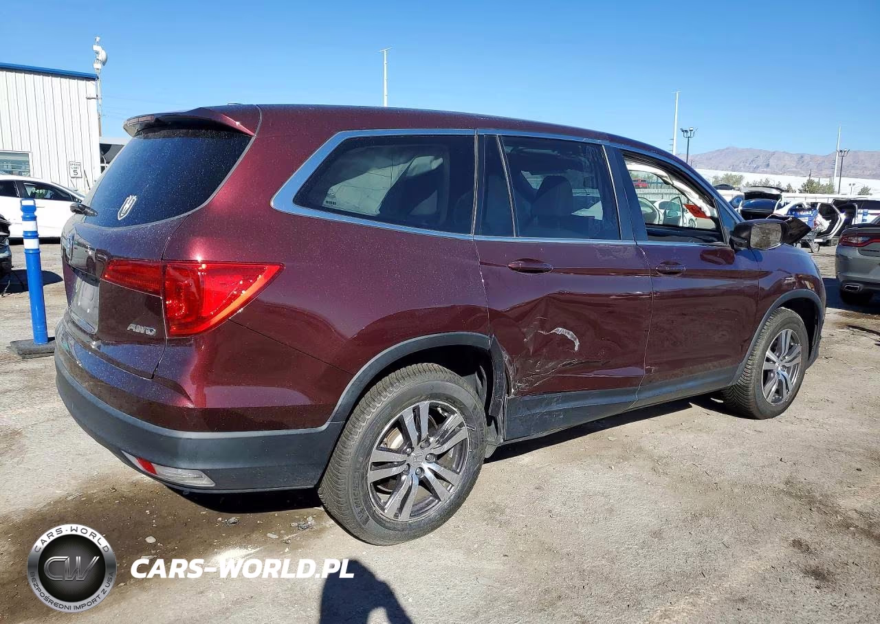 2016 Honda Pilot Exl VIN:5FNYF6H57GB100581 - 3