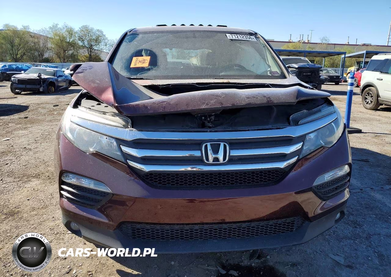 2016 Honda Pilot Exl VIN:5FNYF6H57GB100581 - 5