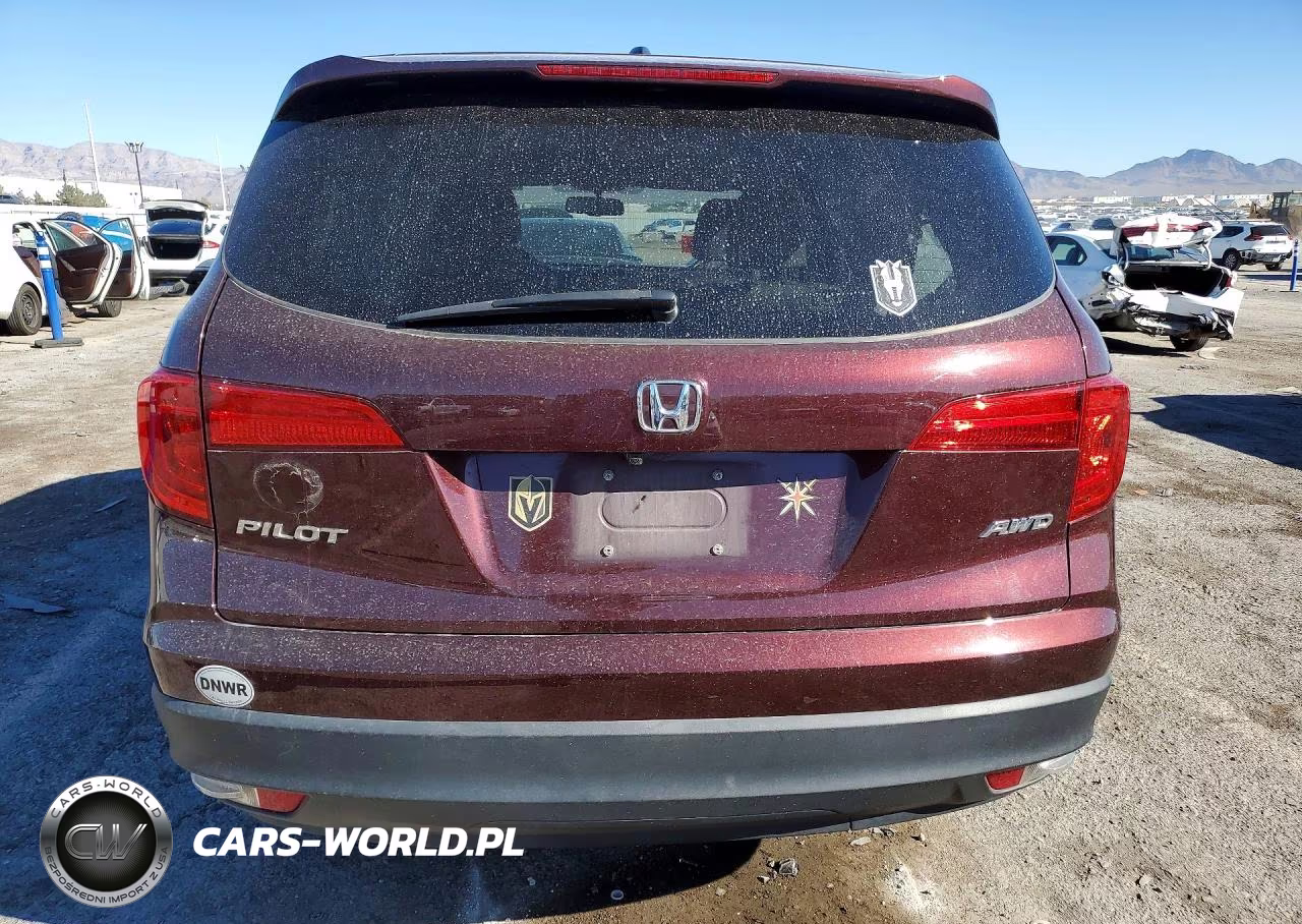 2016 Honda Pilot Exl VIN:5FNYF6H57GB100581 - 6
