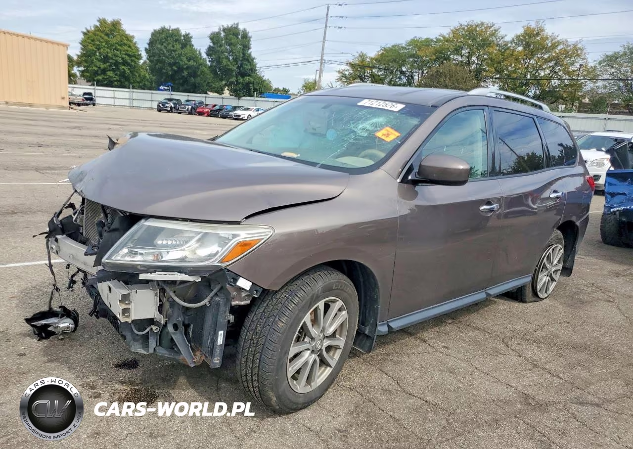 2015 Nissan Pathfinder S VIN:5N1AR2MM7FC679982 - 1