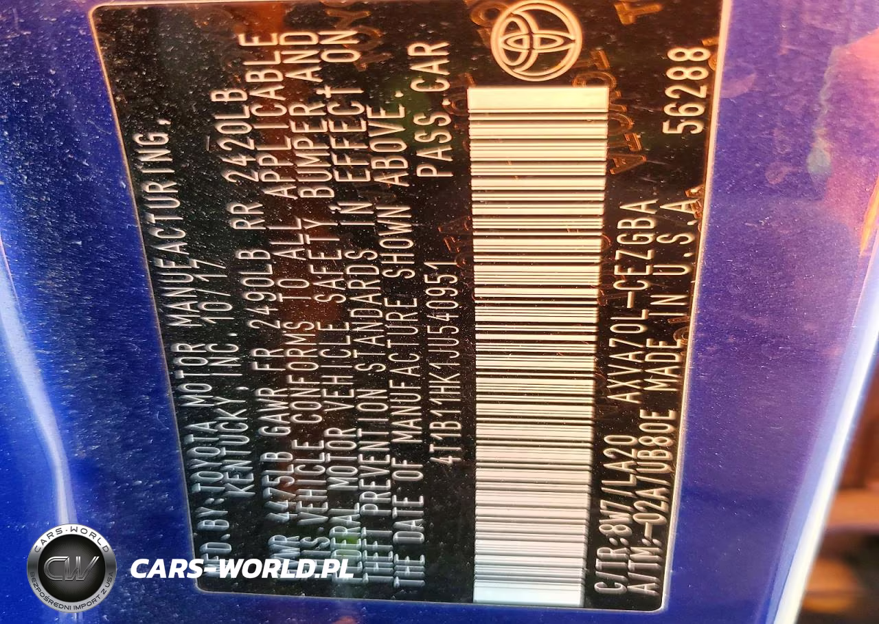 2018 Toyota Camry Xle VIN:4T1B11HK1JU540951 - 13