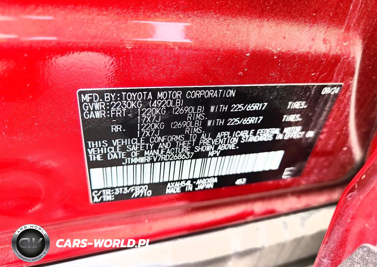 2024 Toyota Rav4 Le VIN:JTMMWRFV7RD268637 - 13