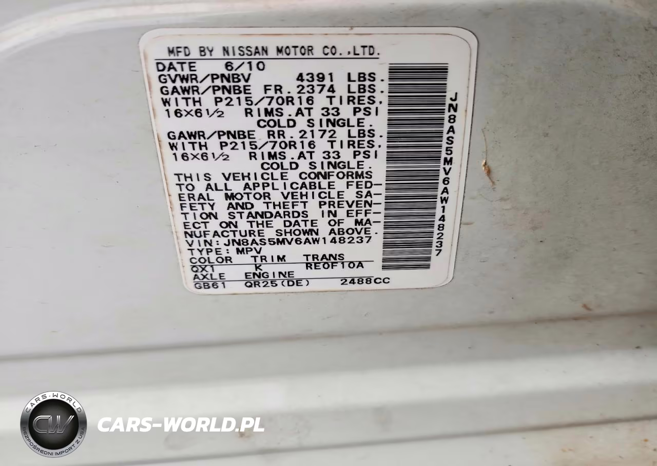 2010 Nissan Rogue S VIN:JN8AS5MV6AW148237 - 13