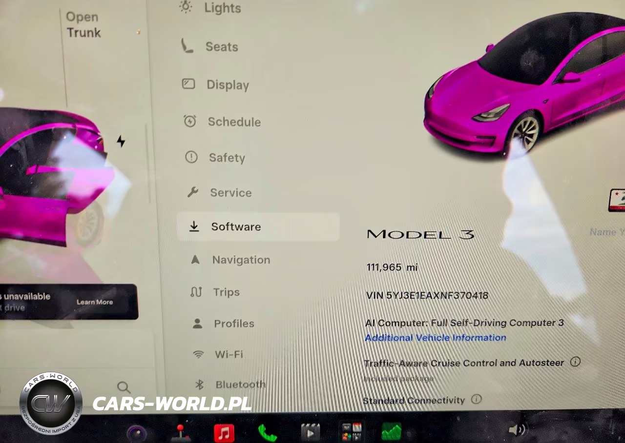 2022 Tesla Model 3 VIN:5YJ3E1EAXNF370418 - 9