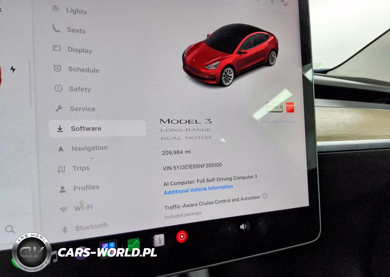 2022 Tesla Model 3 VIN:5YJ3E1EB5NF305100 - 9