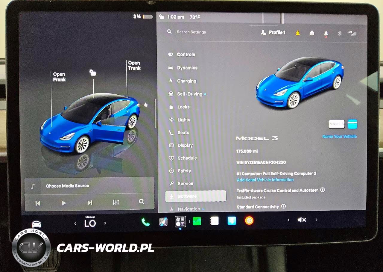 2022 Tesla Model 3 VIN:5YJ3E1EA0NF304220 - 9