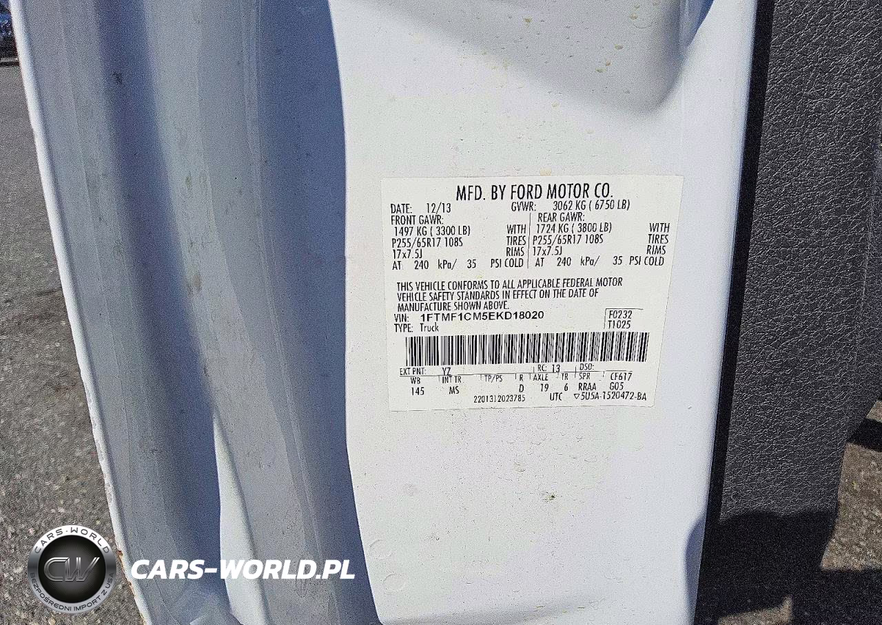2014 Ford F150 VIN:1FTMF1CM5EKD18020 - 12