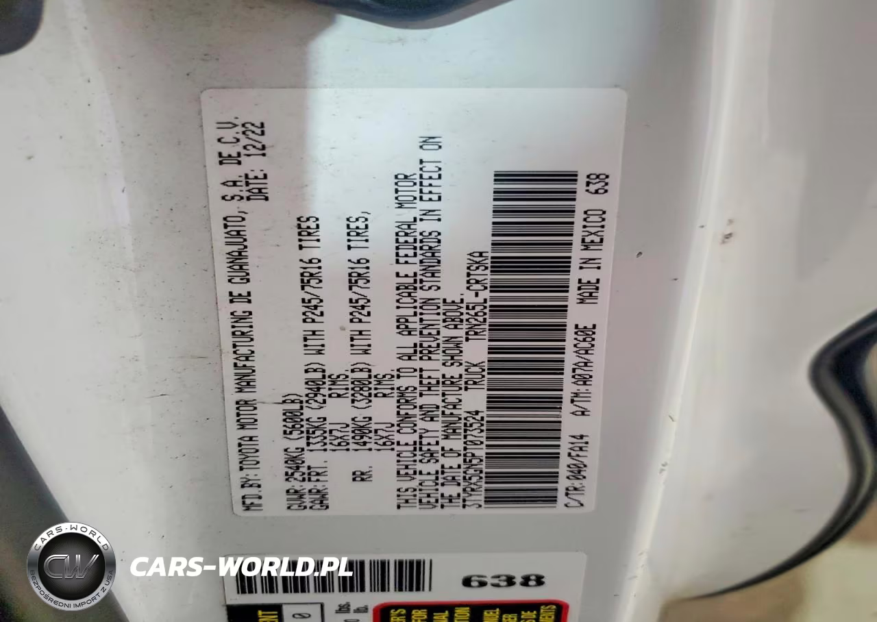 2023 Toyota Tacoma Sr VIN:3TYRX5GN5PT073524 - 12