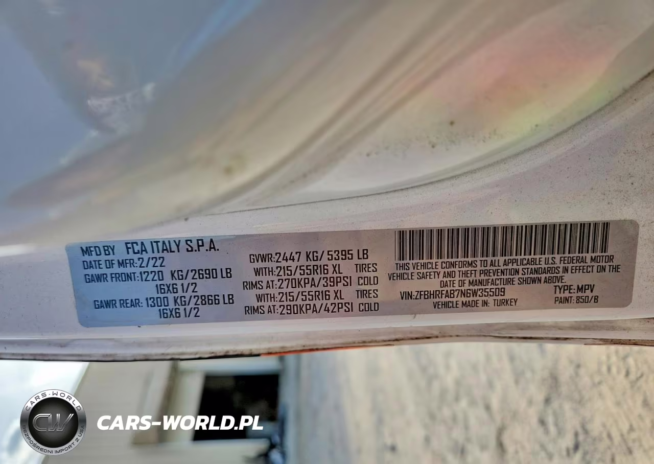 2022 Ram Promaster City Tradesman Delivery Van VIN:ZFBHRFAB7N6W35509 - 13