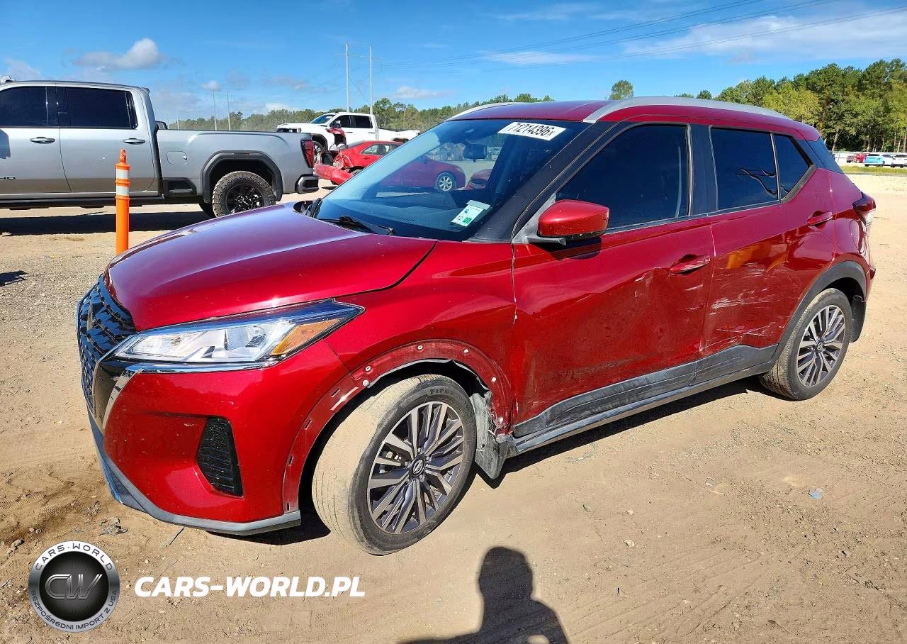 2021 Nissan Kicks Sv VIN:3N1CP5CV8ML542777 - 1