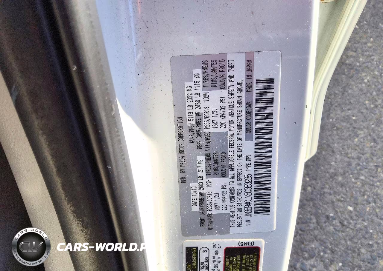 2011 Mazda Cx-7 VIN:JM3ER4CLXB0353235 - 13