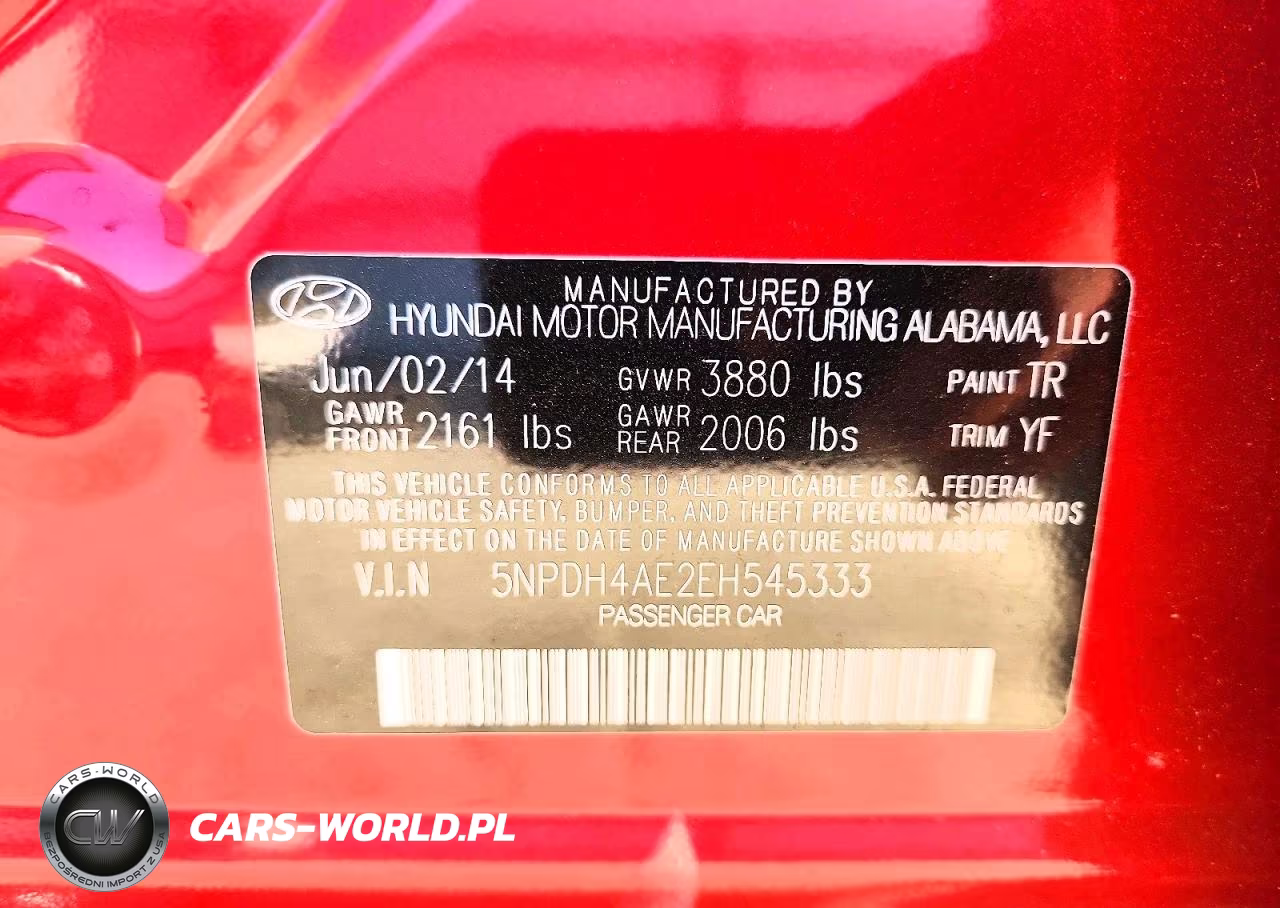 2014 Hyundai Elantra Se VIN:5NPDH4AE2EH545333 - 13
