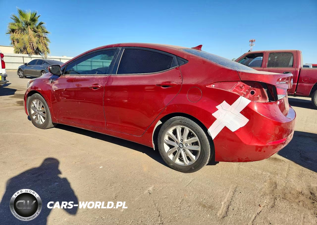 2014 Hyundai Elantra Se VIN:5NPDH4AE2EH545333 - 2