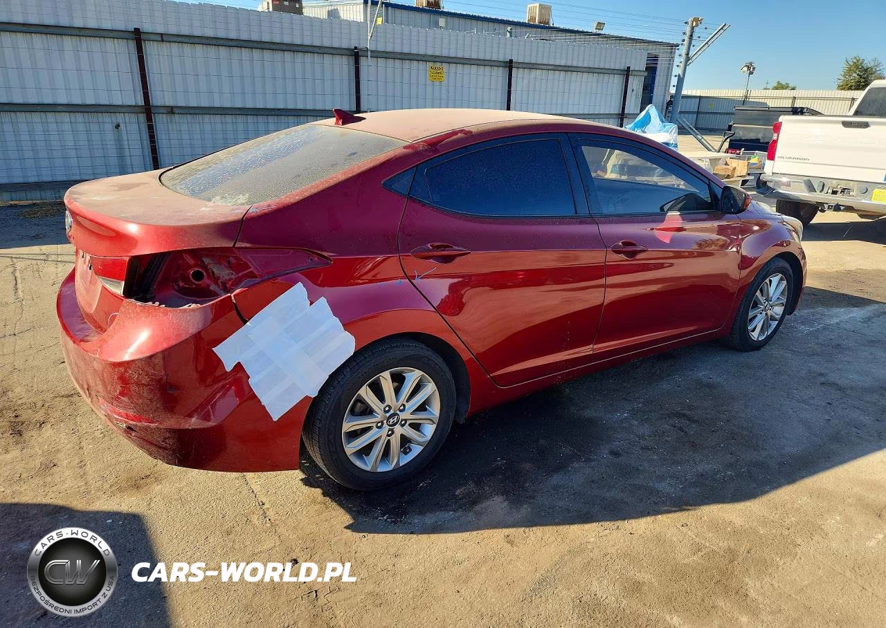 2014 Hyundai Elantra Se VIN:5NPDH4AE2EH545333 - 3
