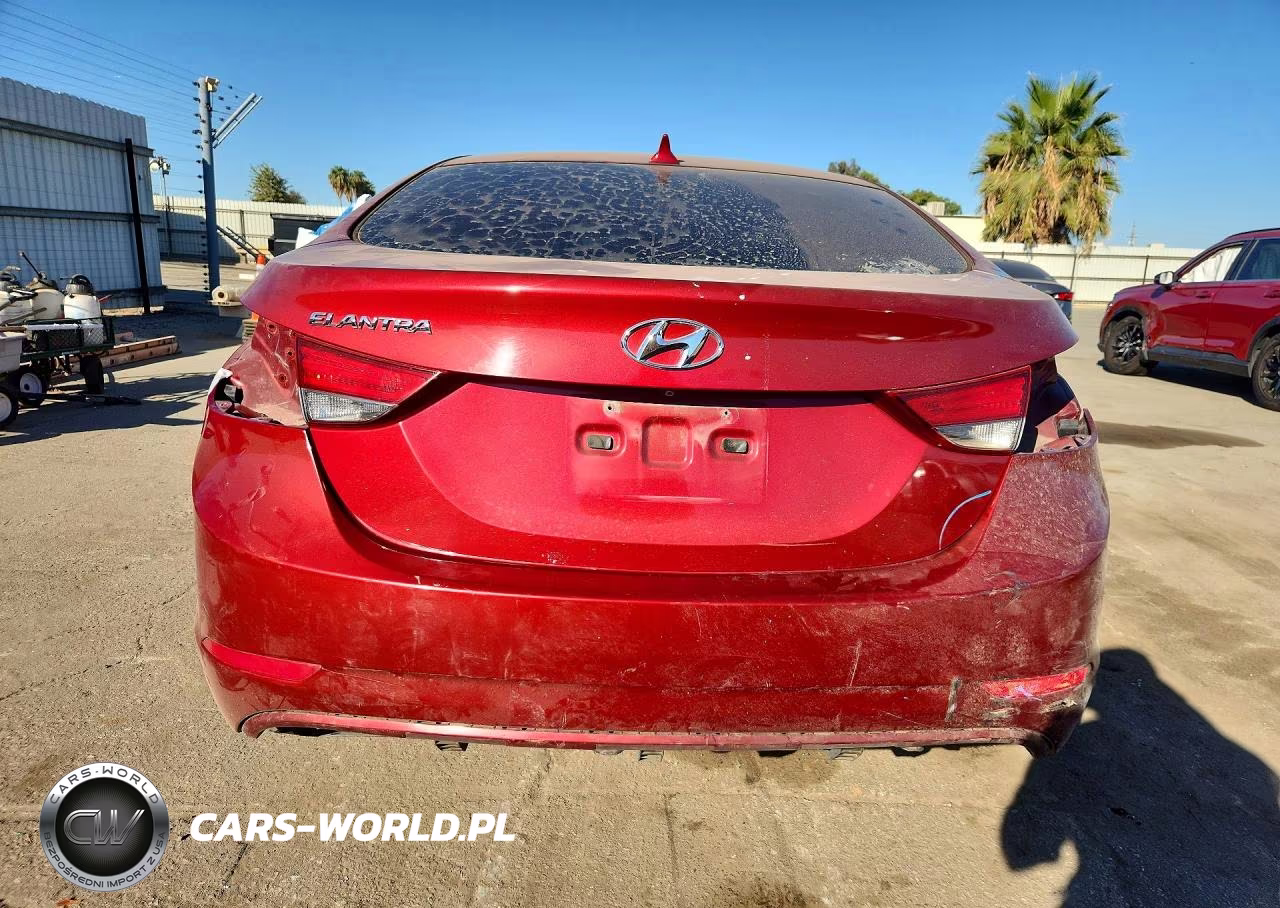 2014 Hyundai Elantra Se VIN:5NPDH4AE2EH545333 - 6