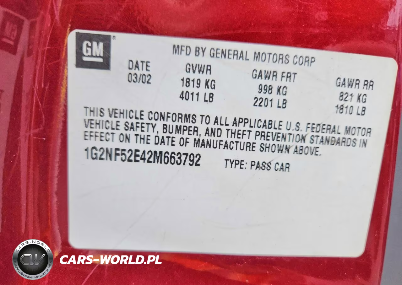 2002 Pontiac Grand Am Se1 VIN:1G2NF52E42M663792 - 12
