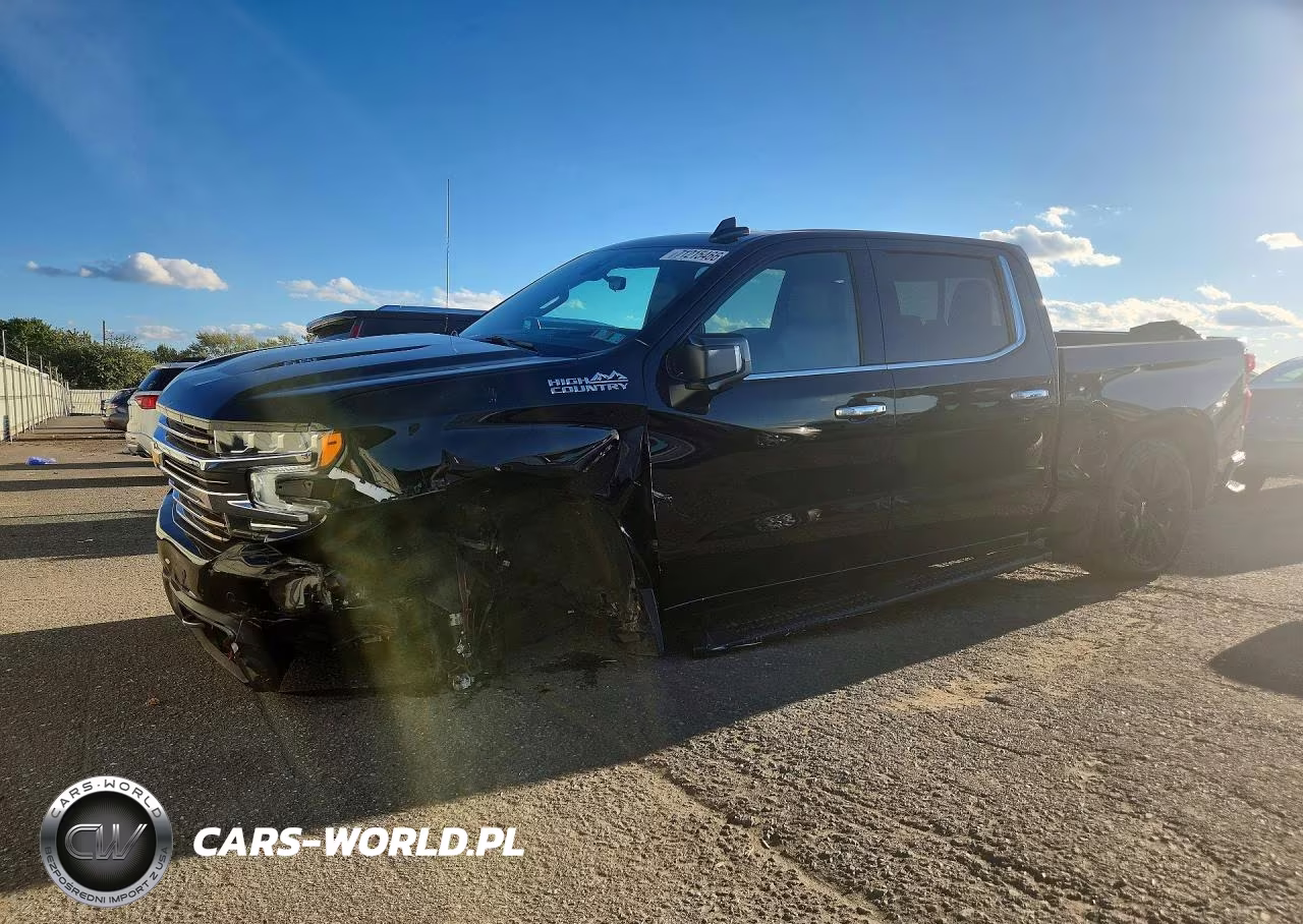2021 Chevrolet Silverado K1500 High Country VIN:3GCUYHEL2MG141794 - 1