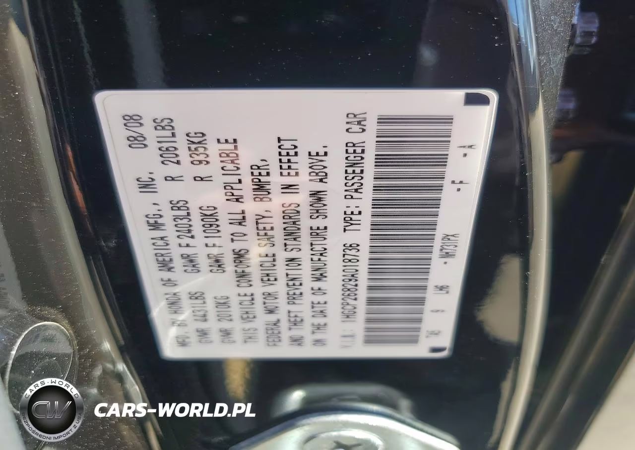 2009 Honda Accord Exl VIN:1HGCP26829A018736 - 13