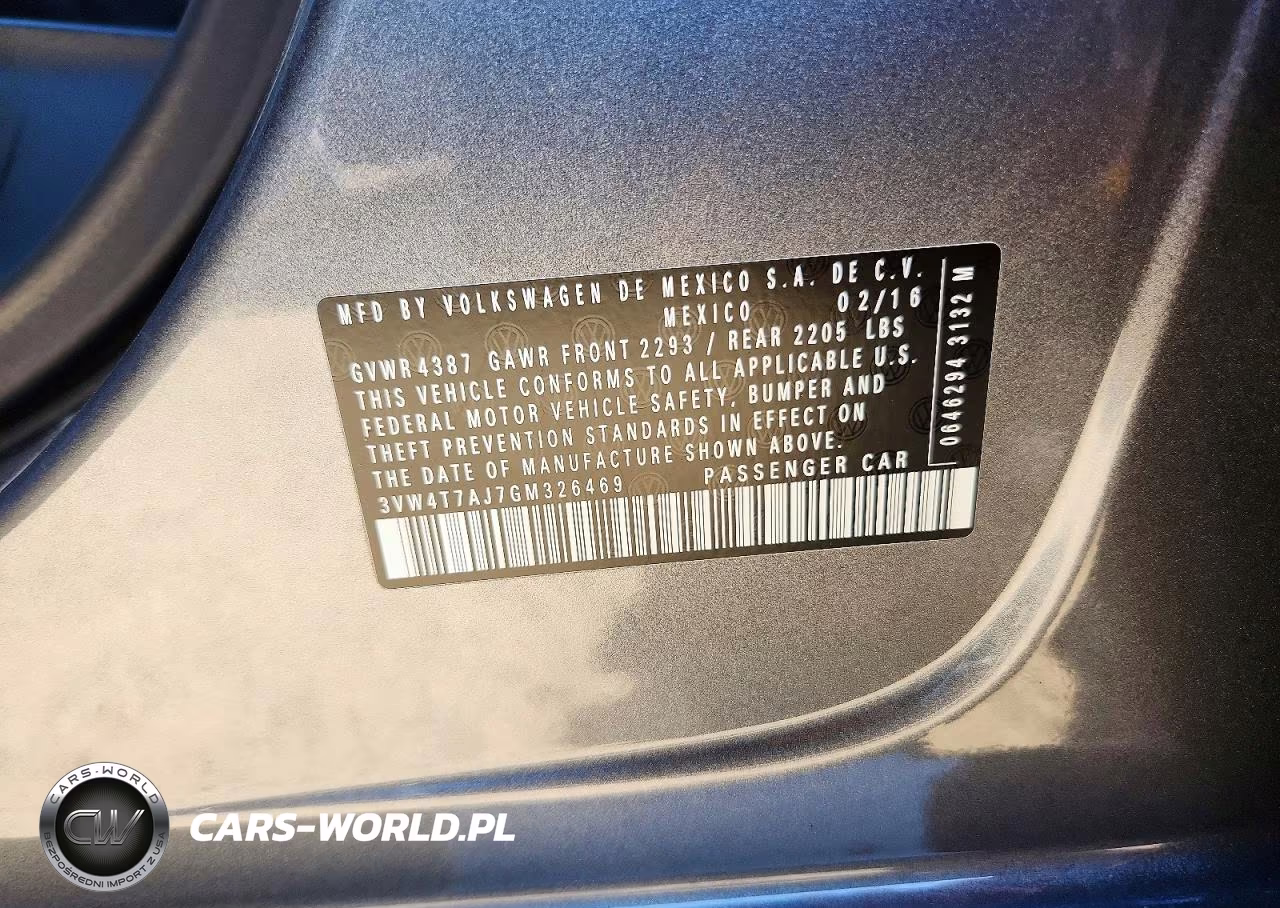 2016 Volkswagen Jetta Gli VIN:3VW4T7AJ7GM326469 - 12