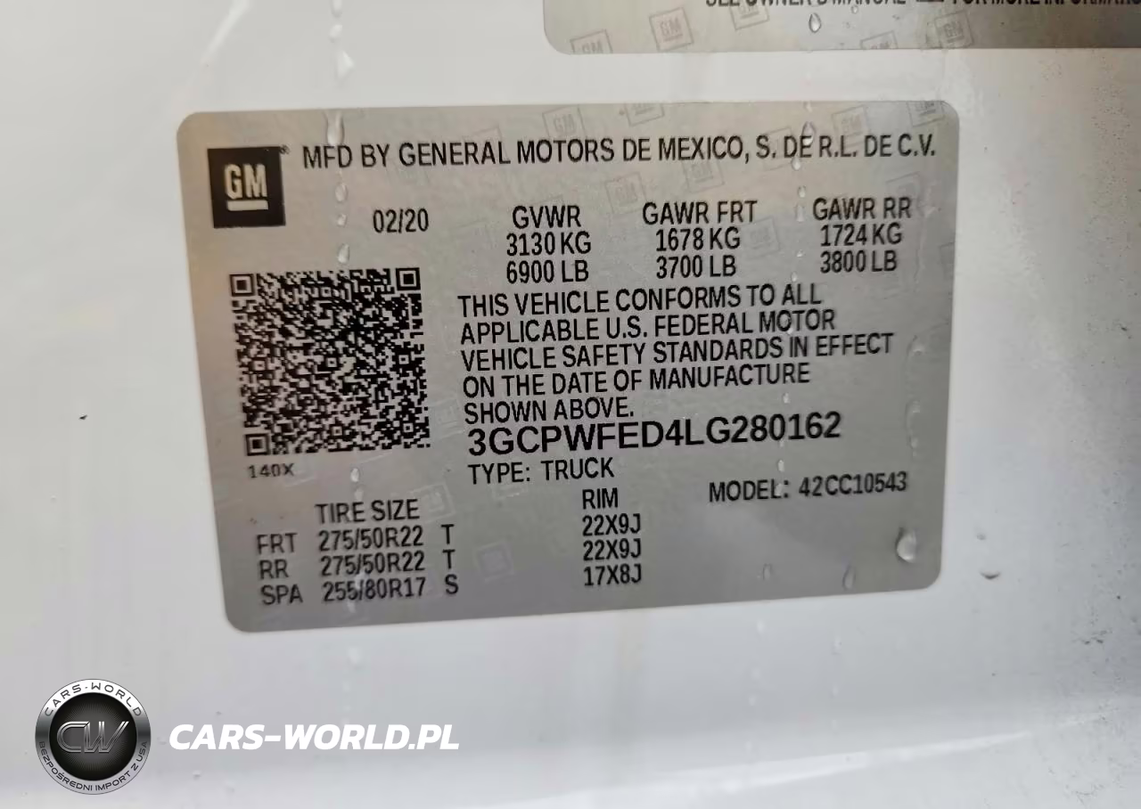 2020 Chevrolet Silverado C1500 High Country VIN:3GCPWFED4LG280162 - 13