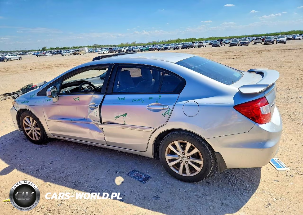 2012 Honda Civic Ex VIN:2HGFB2F87CH321645 - 2