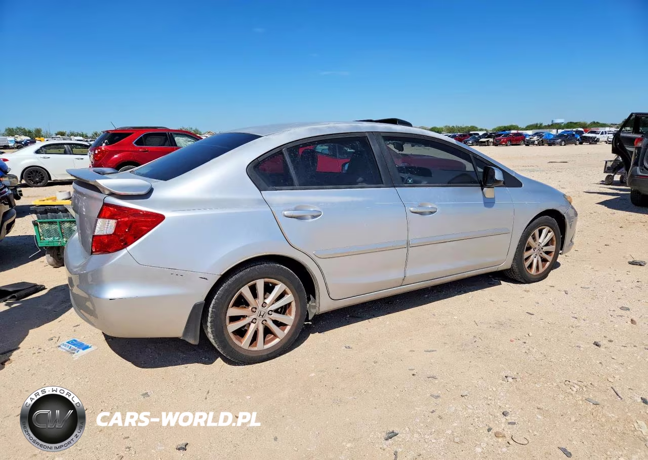 2012 Honda Civic Ex VIN:2HGFB2F87CH321645 - 3