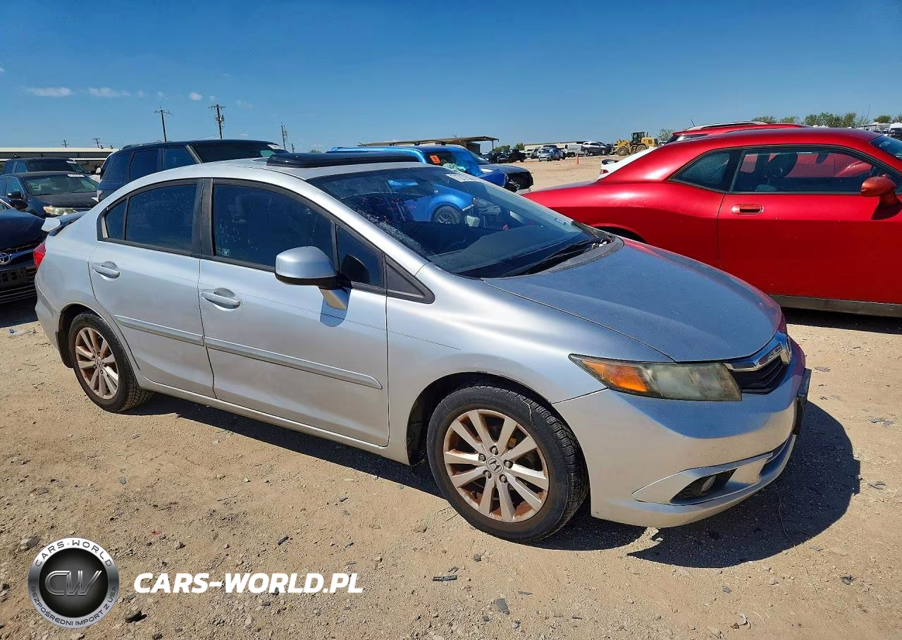 2012 Honda Civic Ex VIN:2HGFB2F87CH321645 - 4