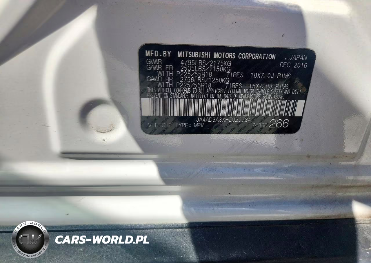 2017 Mitsubishi Outlander Se VIN:JA4AD3A3XHZ029784 - 12