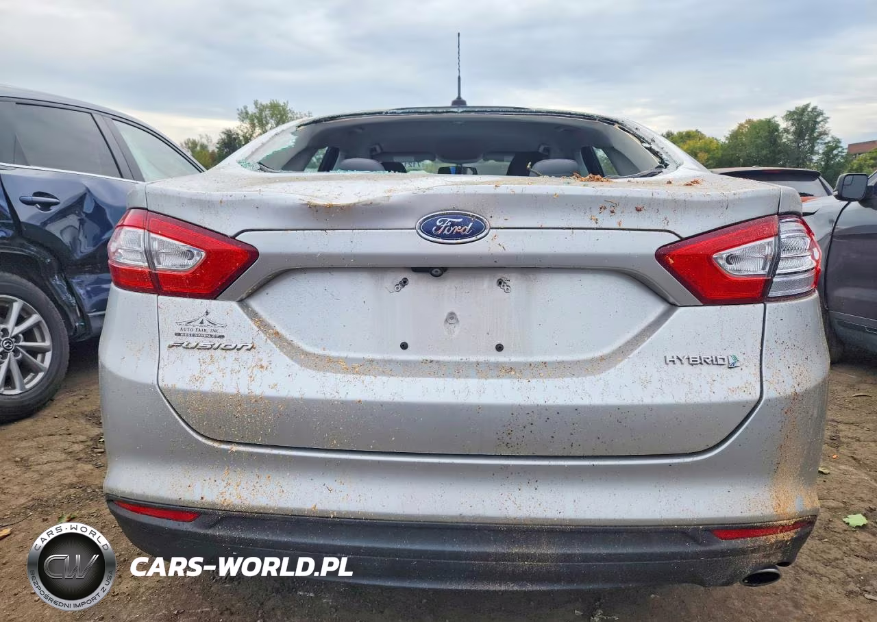 2016 Ford Fusion S Hybrid VIN:3FA6P0UU8GR189693 - 6