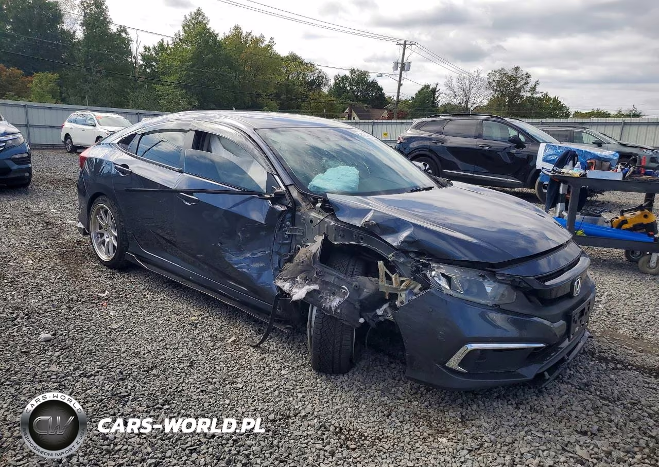 2019 Honda Civic Lx VIN:19XFC2F63KE014249 - 4