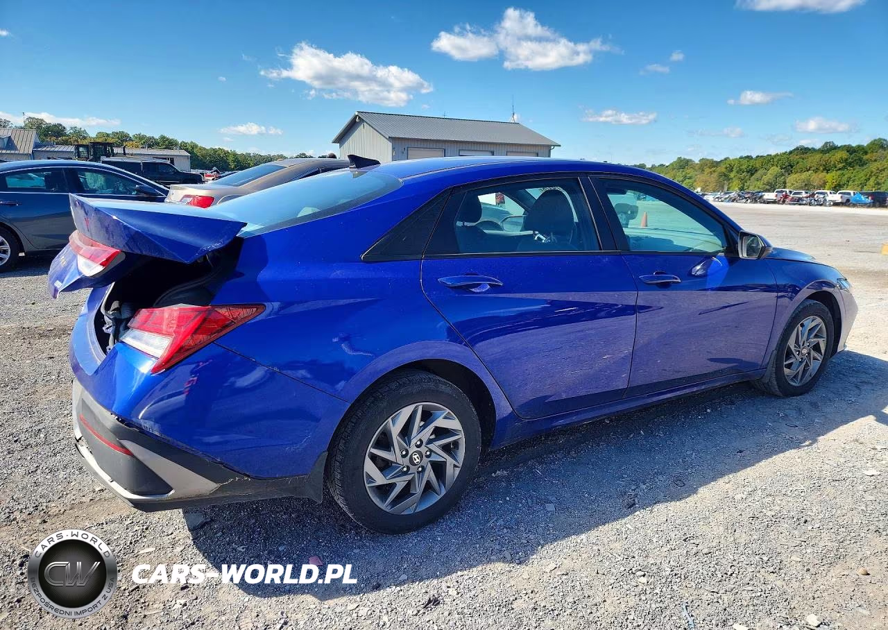 2024 Hyundai Elantra Blue VIN:KMHLM4DJ9RU094490 - 3