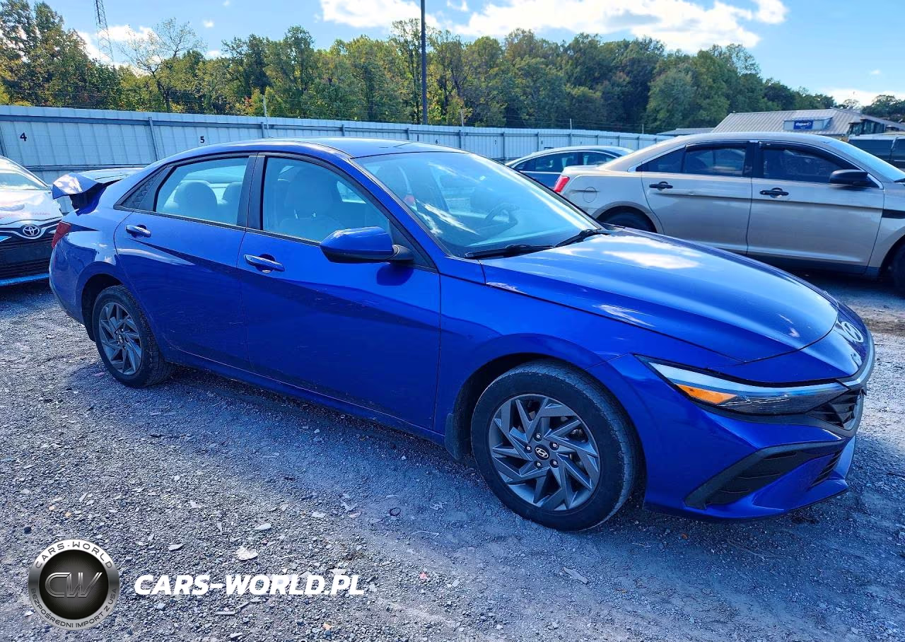 2024 Hyundai Elantra Blue VIN:KMHLM4DJ9RU094490 - 4