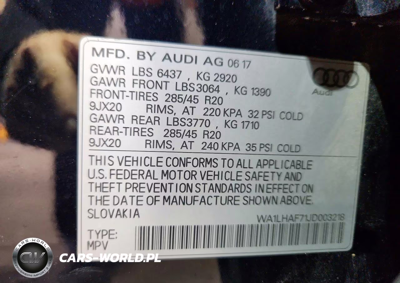 2018 Audi Q7 Premium Plus VIN:WA1LHAF71JD003218 - 13