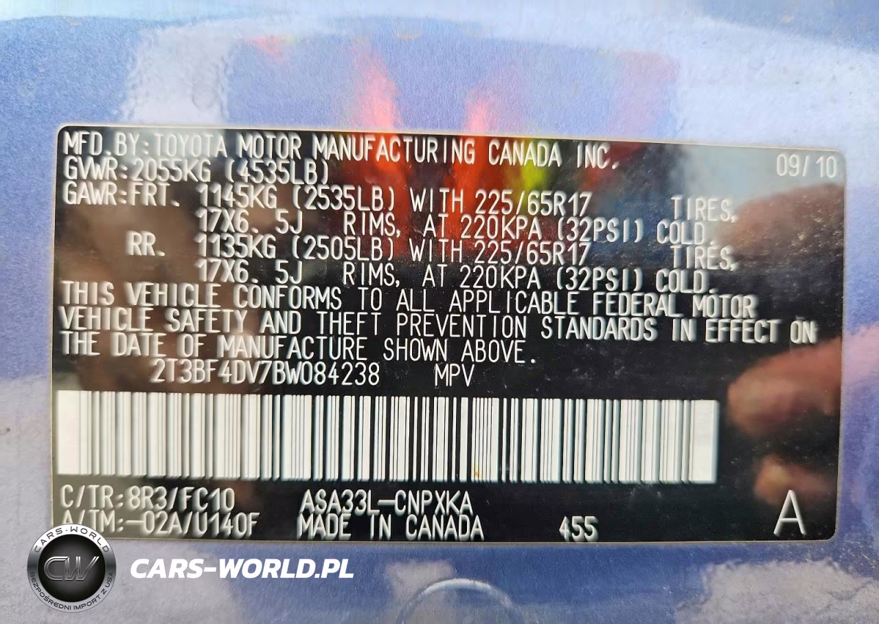 2011 Toyota Rav4 Base VIN:2T3BF4DV7BW084238 - 13