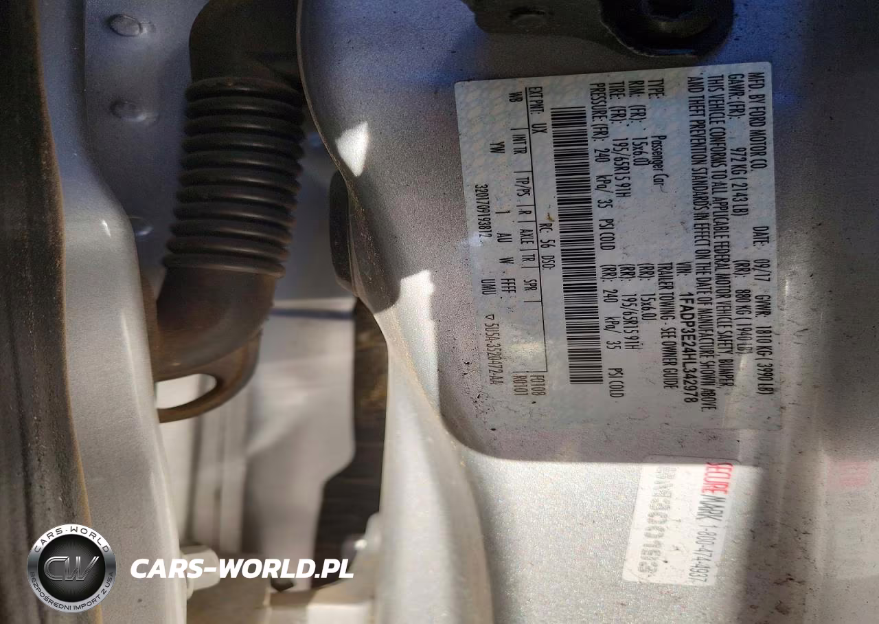 2017 Ford Focus S VIN:1FADP3E24HL342978 - 12