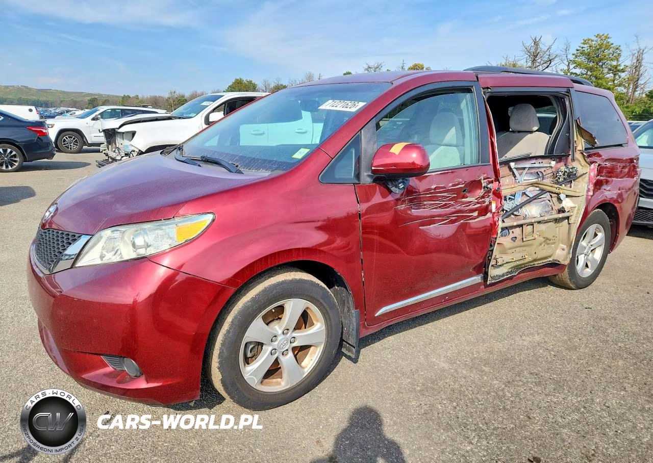 2017 Toyota Sienna Le VIN:5TDKZ3DC9HS884520 - 1