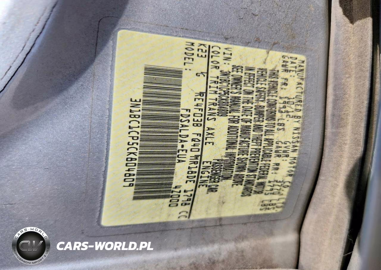 2012 Nissan Versa 1.8 S VIN:3N1BC1CP5CK804809 - 12
