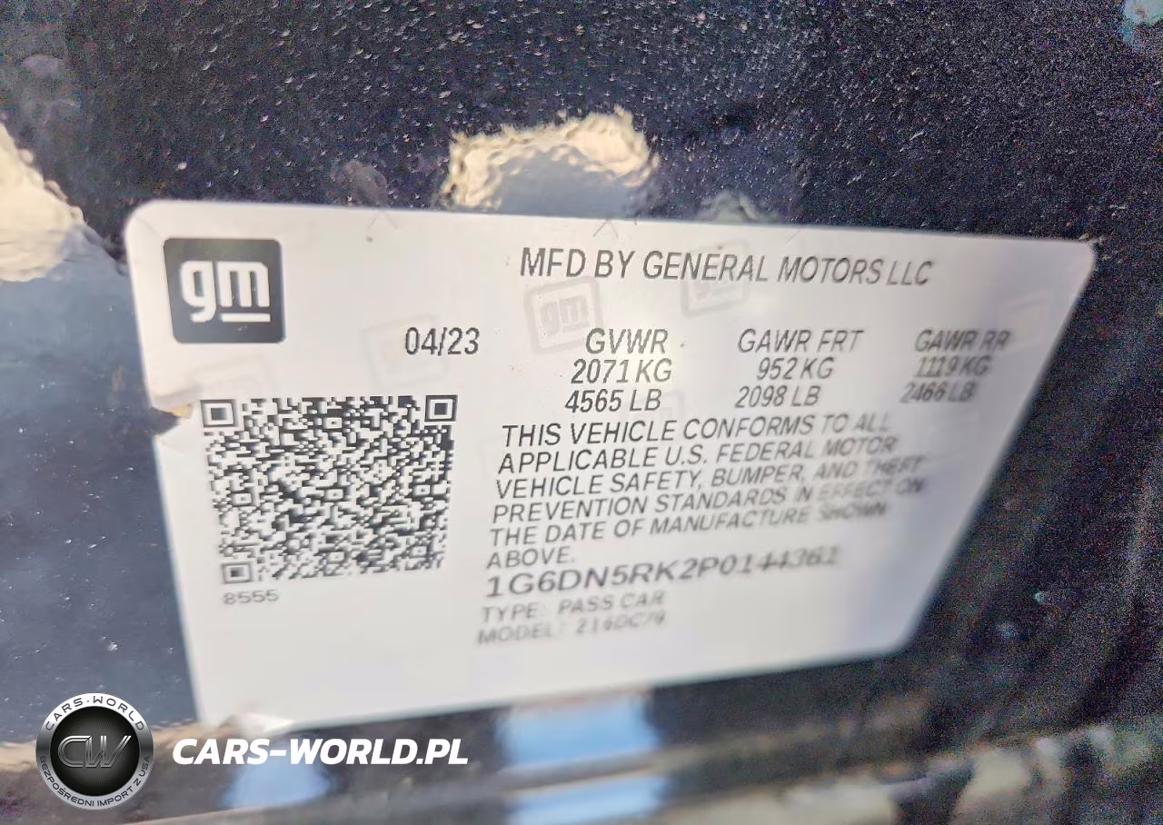 2023 Cadillac Ct5 Premium Luxury VIN:1G6DN5RK2P0144361 - 12