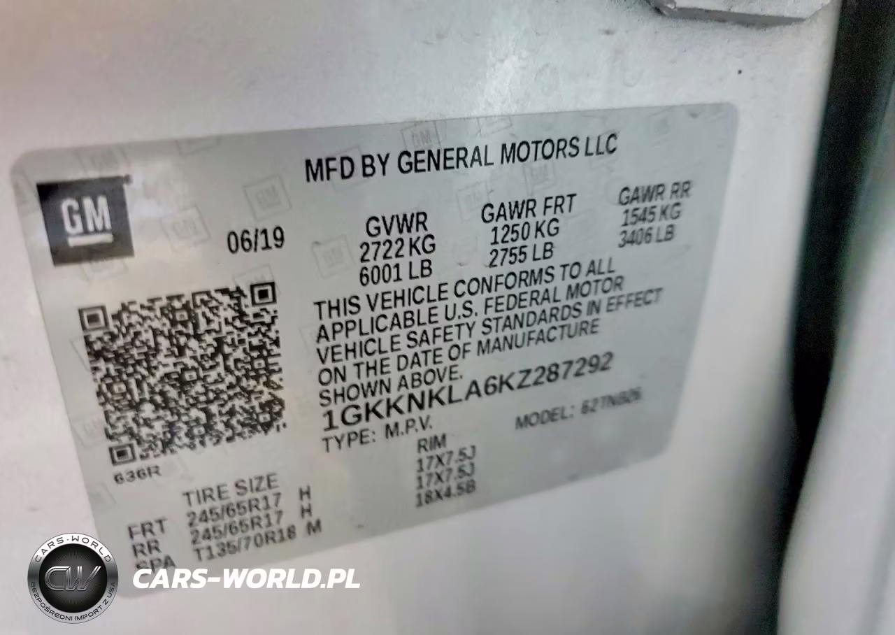 2019 GMC Acadia Sle VIN:1GKKNKLA6KZ287292 - 14