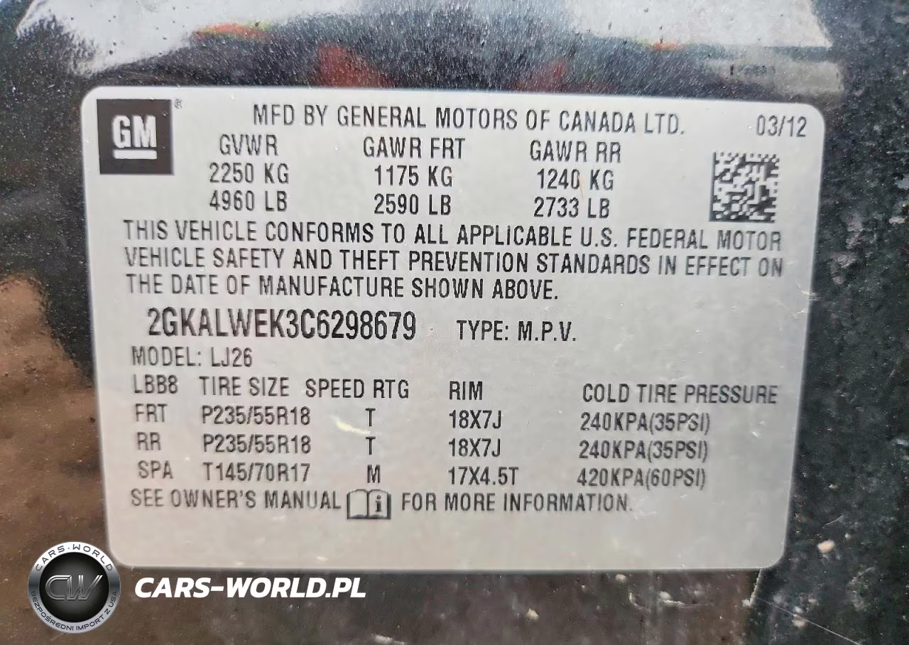 2012 GMC Terrain Slt VIN:2GKALWEK3C6298679 - 13