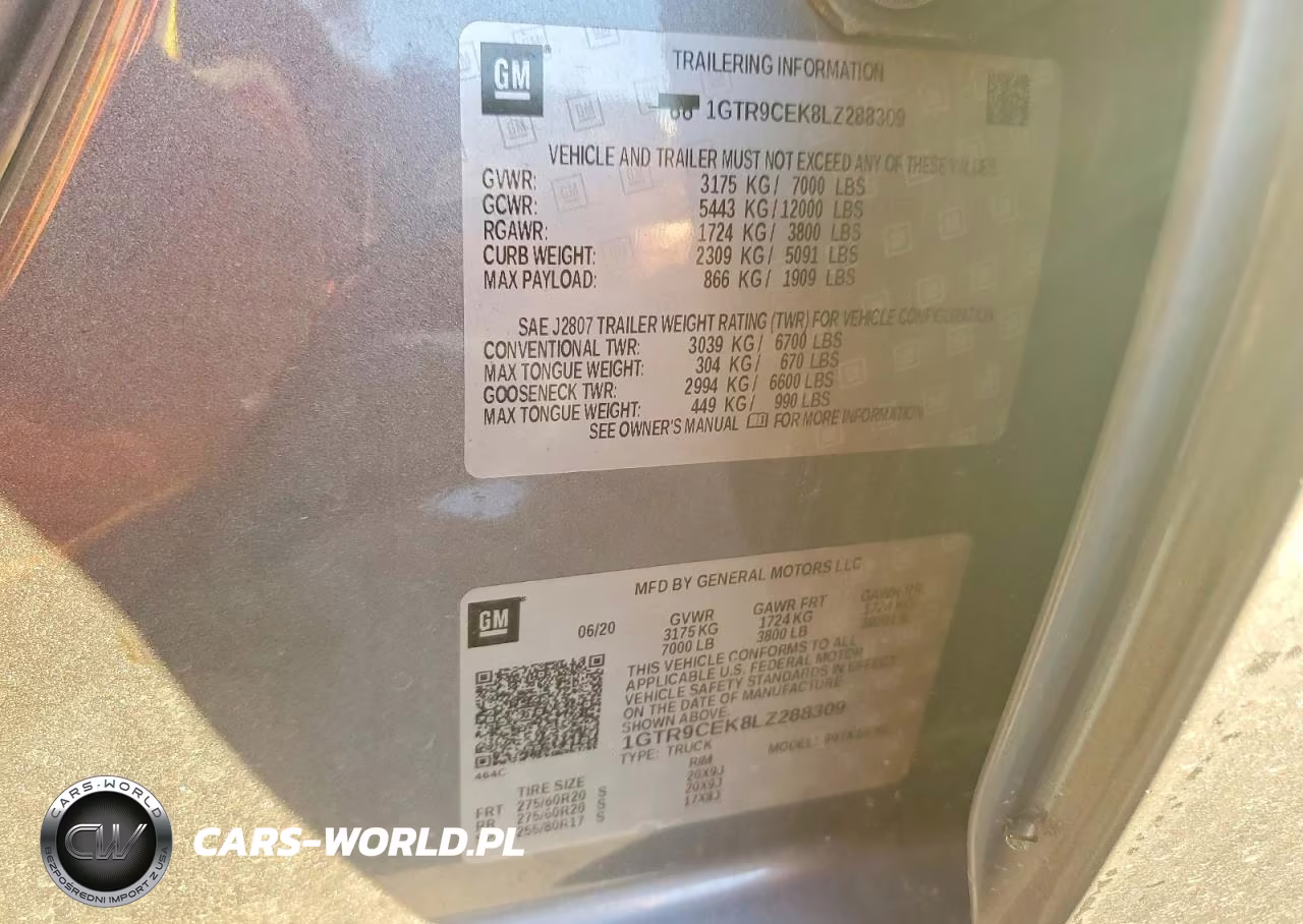 2020 GMC Sierra K1500 Elevation VIN:1GTR9CEK8LZ288309 - 12