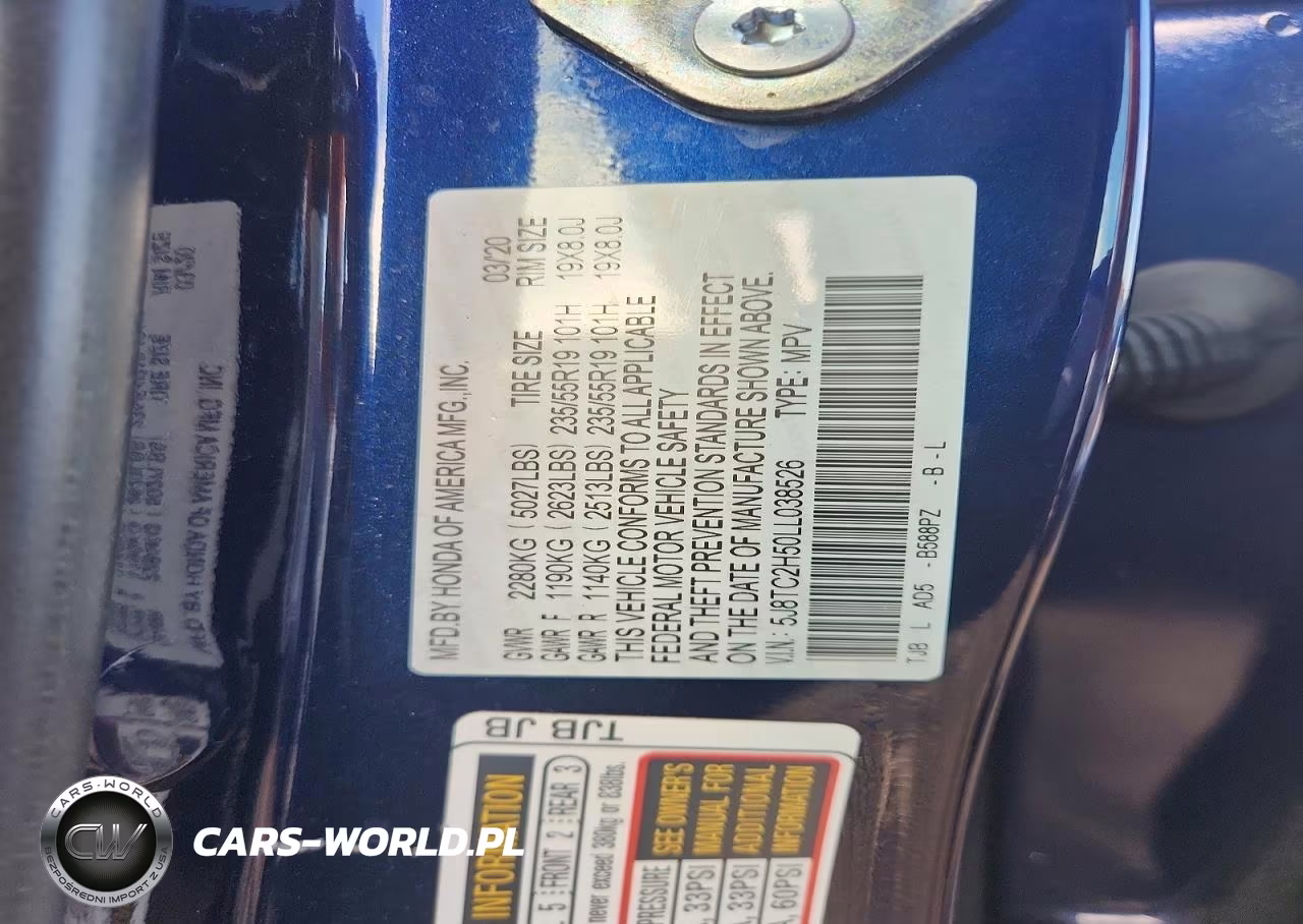 2020 Acura Rdx Technology VIN:5J8TC2H50LL038526 - 13