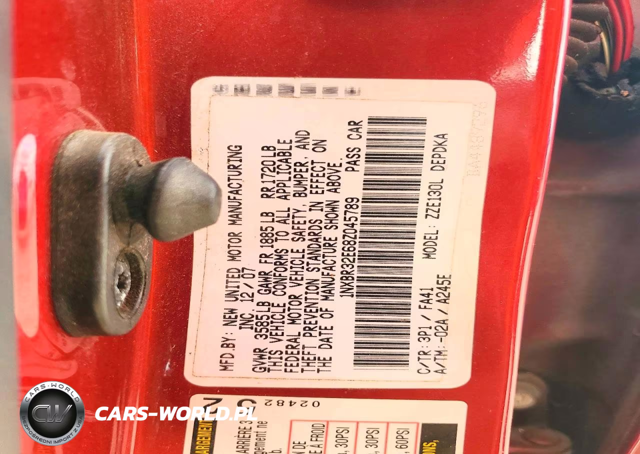 2008 Toyota Corolla Ce VIN:1NXBR32E68Z045789 - 12