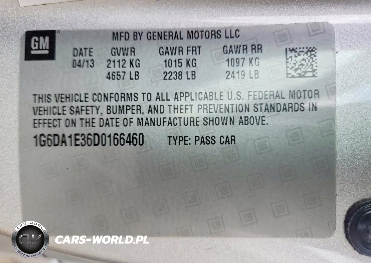 2013 Cadillac Cts VIN:1G6DA1E36D0166460 - 12