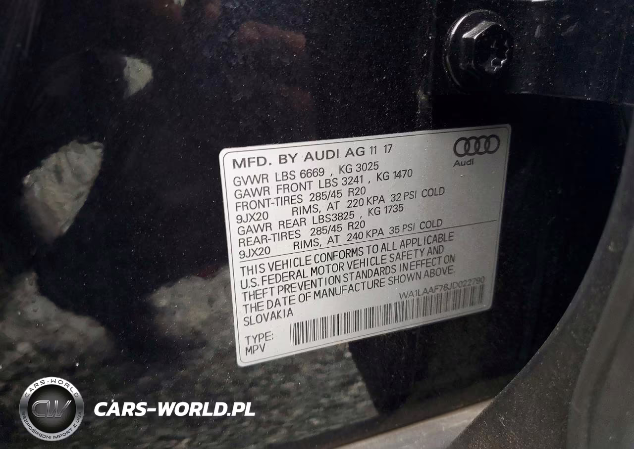 2018 Audi Q7 Premium Plus VIN:WA1LAAF78JD022790 - 14