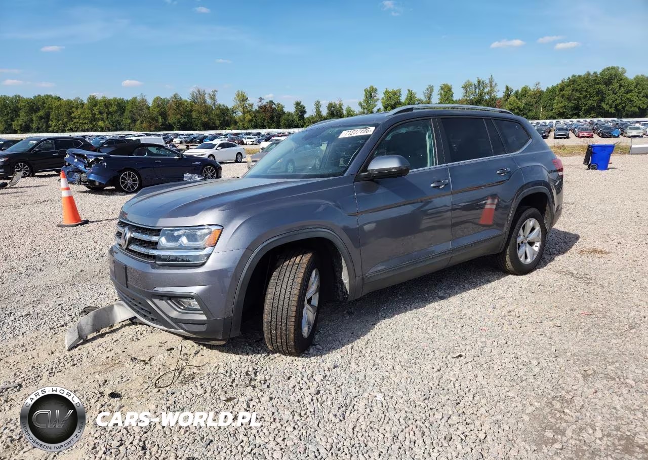 2019 Volkswagen Atlas Se VIN:1V2DP2CA6KC614631 - 1